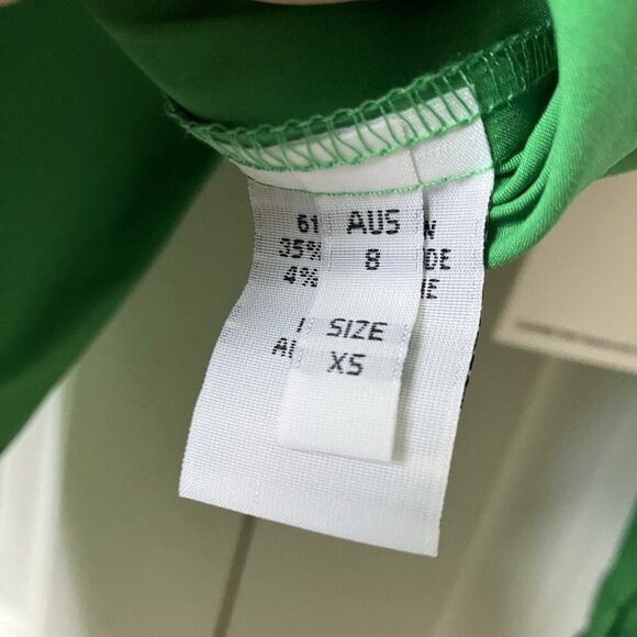 Mela Purdie Shirt Womens S Relaxed Pocket Button Up Green Contemporary Blouse - Picture 4 of 8